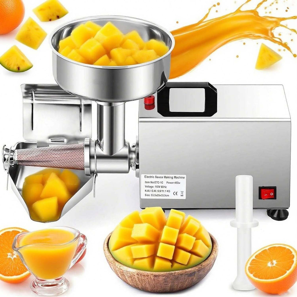450W Stainless Steel Electric Tomato Strainer T4277