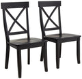 Black Dining Chairs Set of 2 T775542