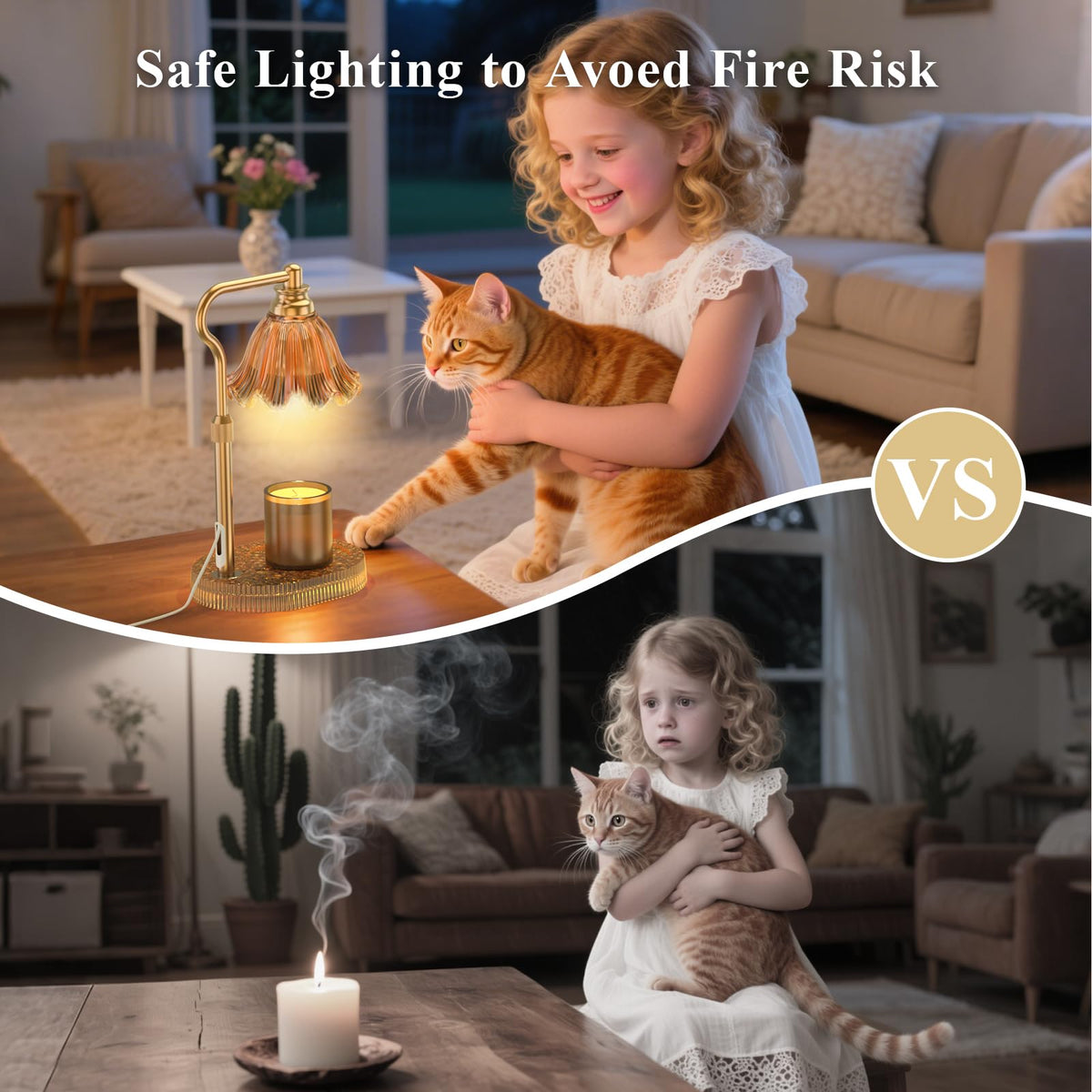 Candle Warmer Lamp with Timer & Dimmer V454