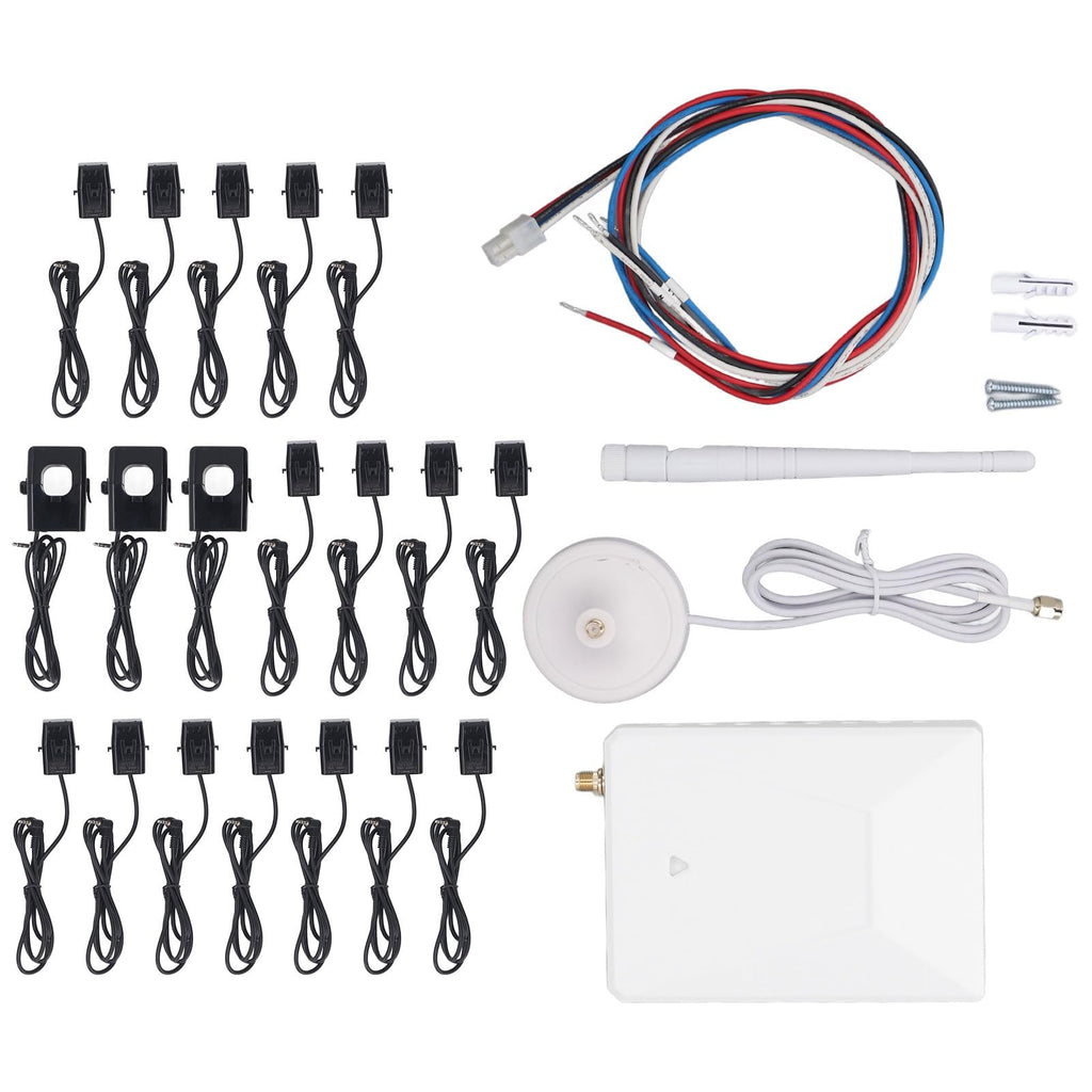 WiFi 3 Phase 4 Wire Bidirectional Energy Meter with Sensors J182