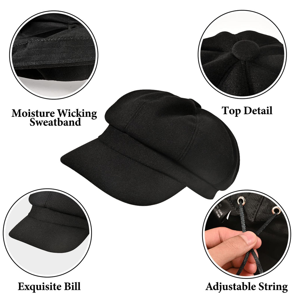 Wool Blend Newsboy Cap A665178