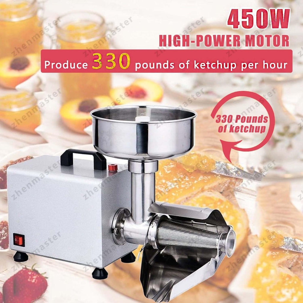 450W Stainless Steel Electric Tomato Strainer T4277