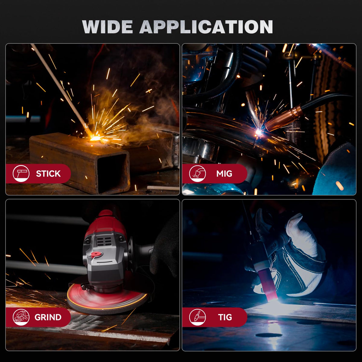 Auto Darkening Welding Helmet Shade 4/9-13 K39293