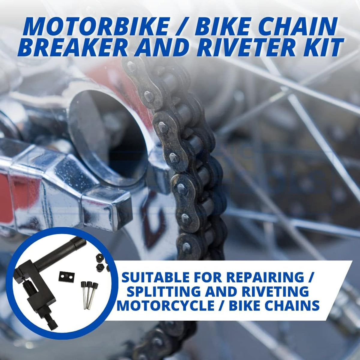 ATV Bike Drive Chain Cutter Breaker Riveting Set X659