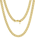 Stainless Steel Figaro Chain Necklace I86195