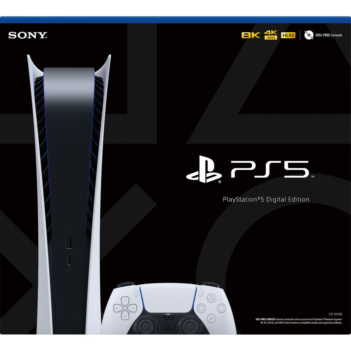 Gaming Console + Wireless Controller, 825GB SSD Storage P2176