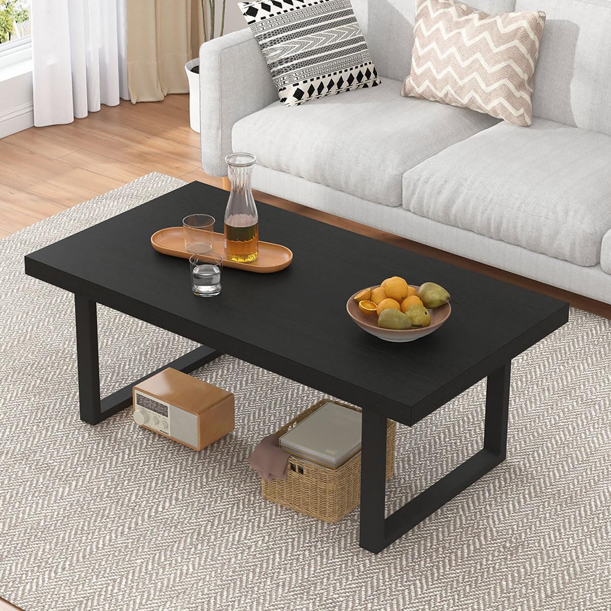 Black Wood Coffee Table K313