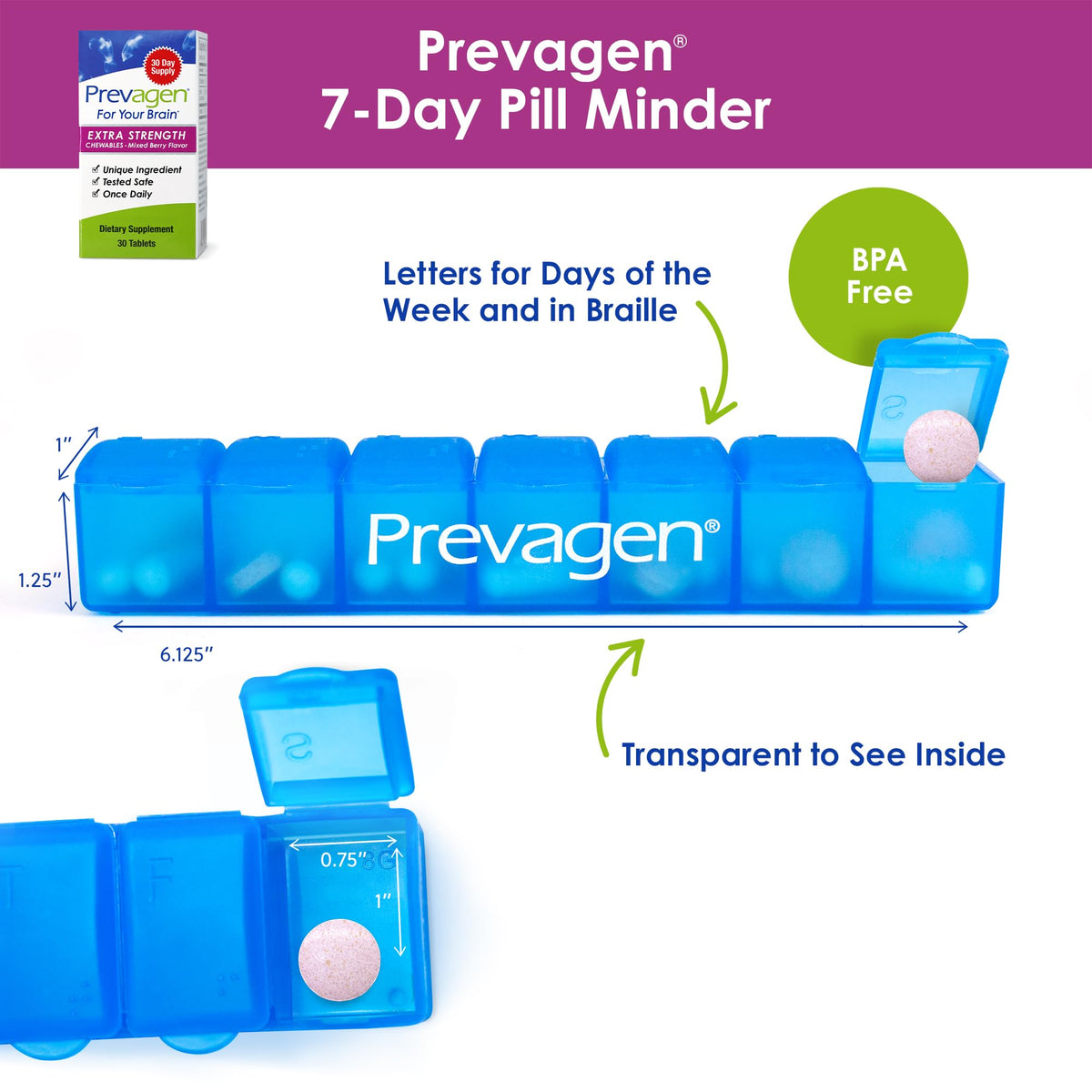 Mixed Berry Chews 7-Day Pill Minder S958544