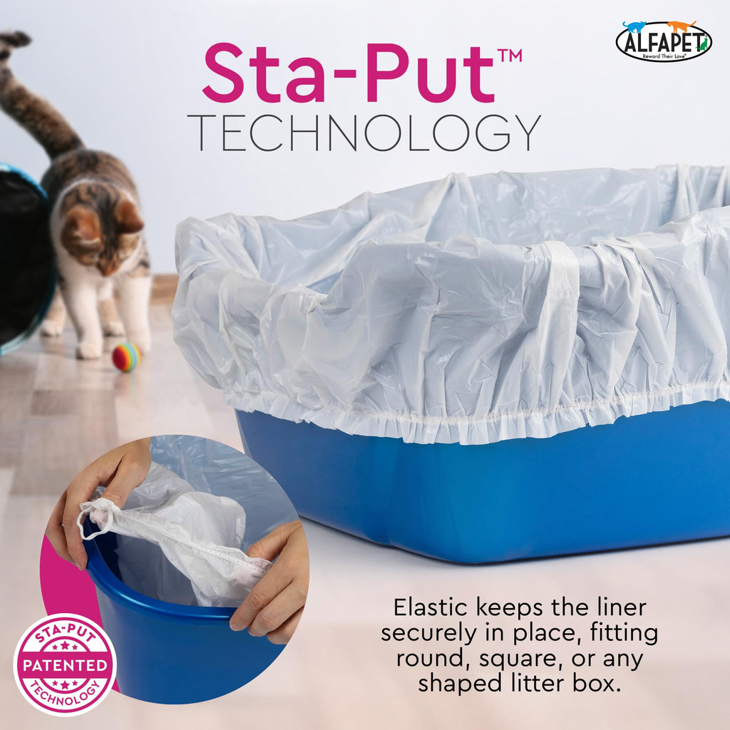 Elastic Cat Litter Box Liners Extra Giant 10 Count P773