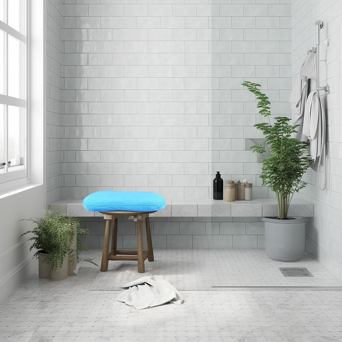 Shower Seat Cushion with Hook A38383