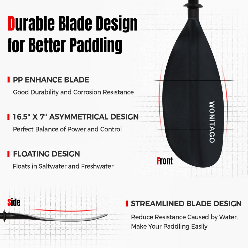 Adjustable Lightweight Kayak Paddle I751