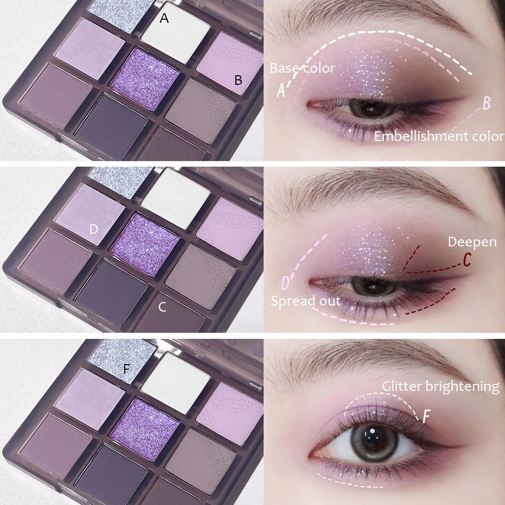 9 Colors Eye Shadow Palettes Makeup G57017