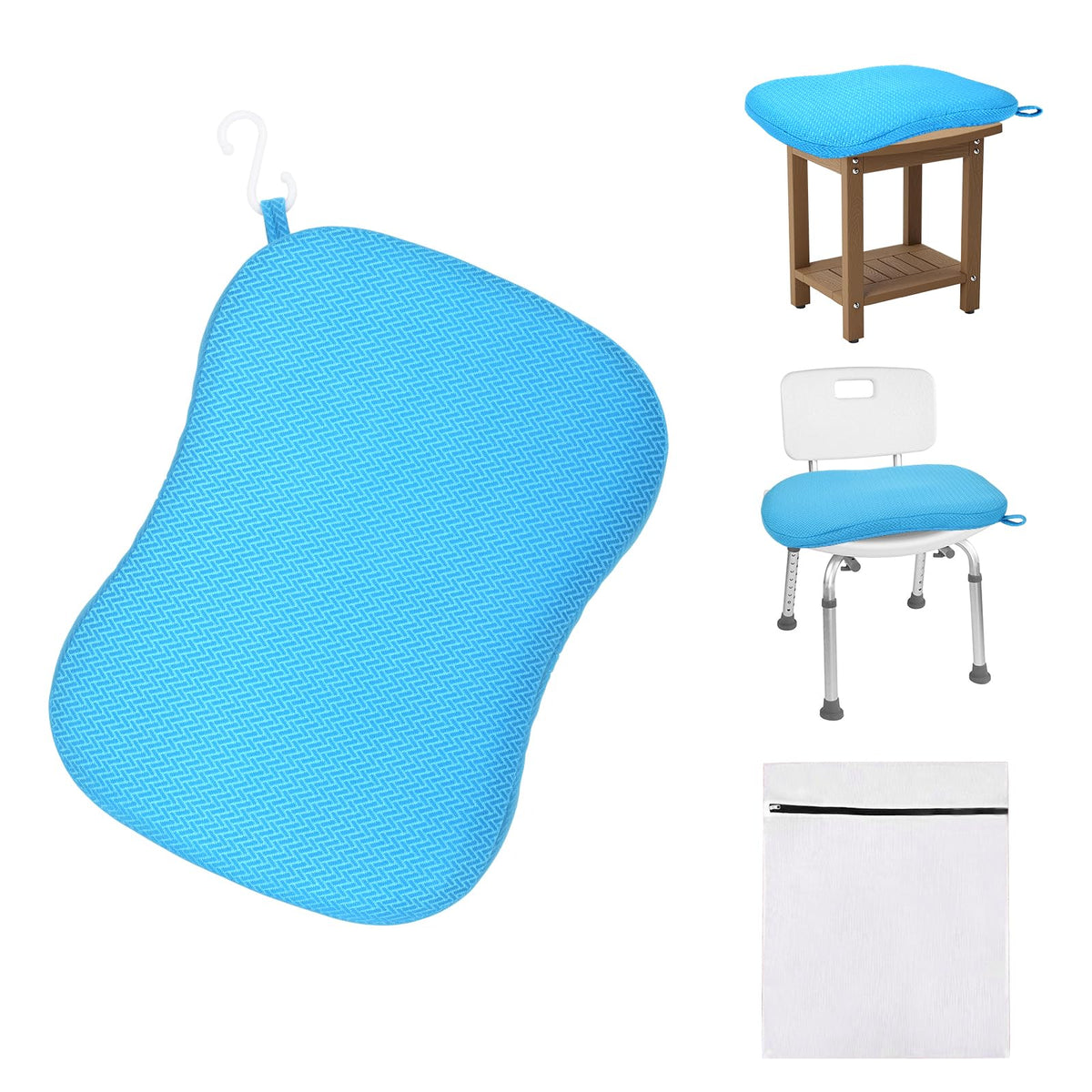 Shower Seat Cushion with Hook A38383