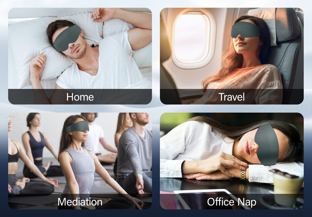 Silk Sleep Mask with Bluetooth Headphones T95377