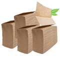 Brown Organic Unbleached Z-Fold Paper Towels L374887