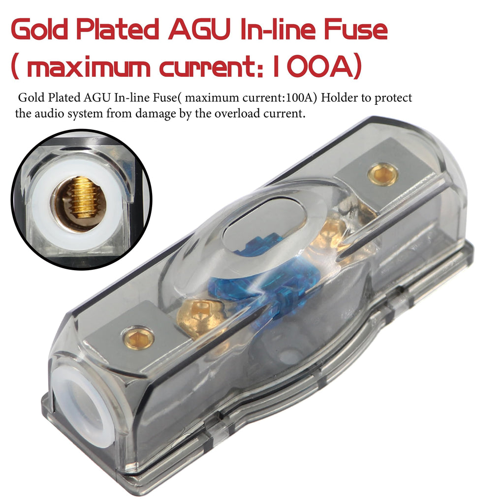 0 Gauge 3000W Amp Wiring Kit with 17FT CCA Power Cable Q49517