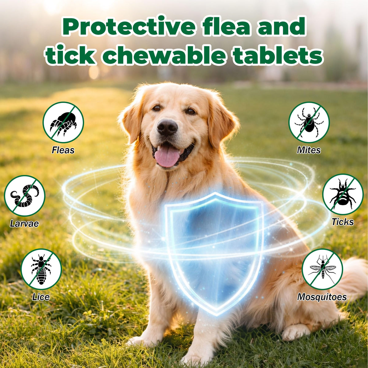 Flea and Tick Prevention for Dogs Imidacloprid Soft Chews 30 Count Q1662