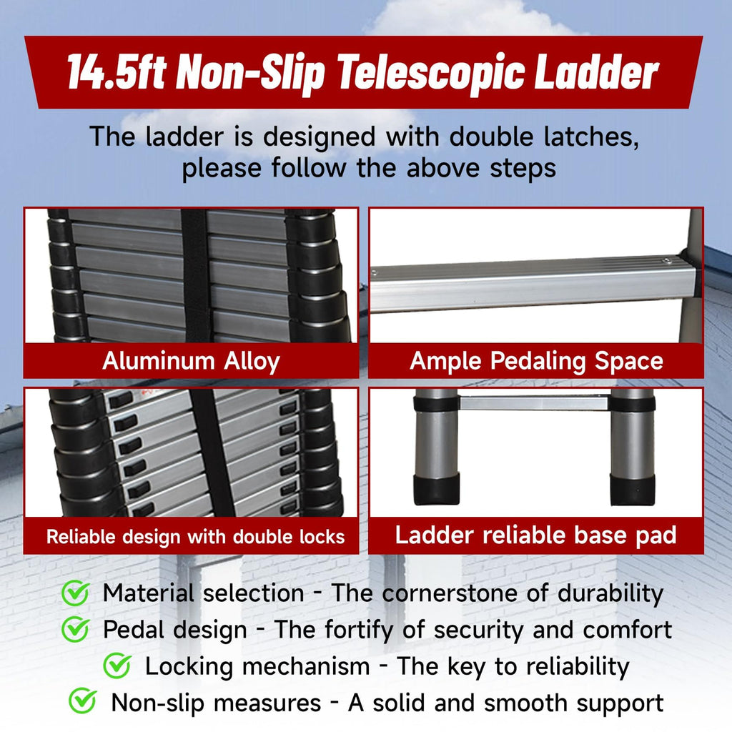 Aluminum Telescopic Ladder A25048