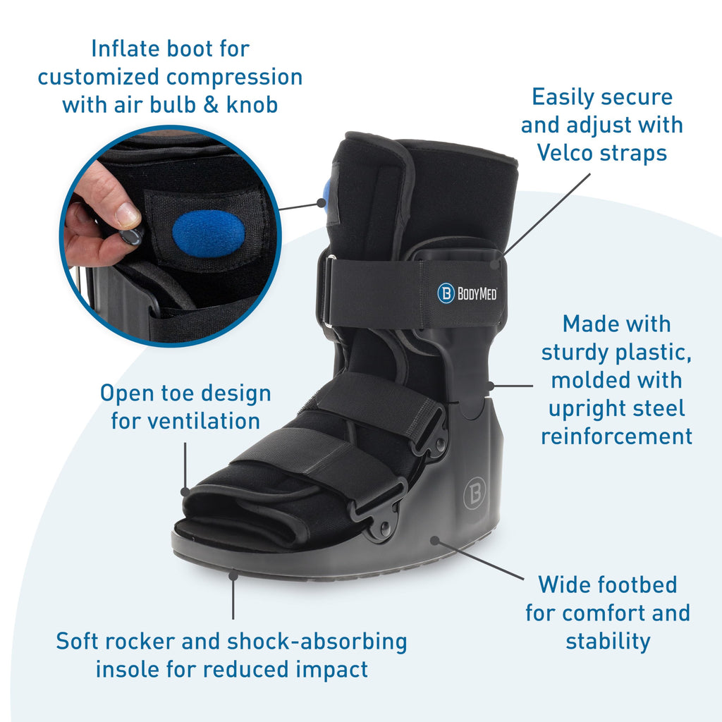 Medium 12.3" Tall Adjustable Walking Fracture Boot D424