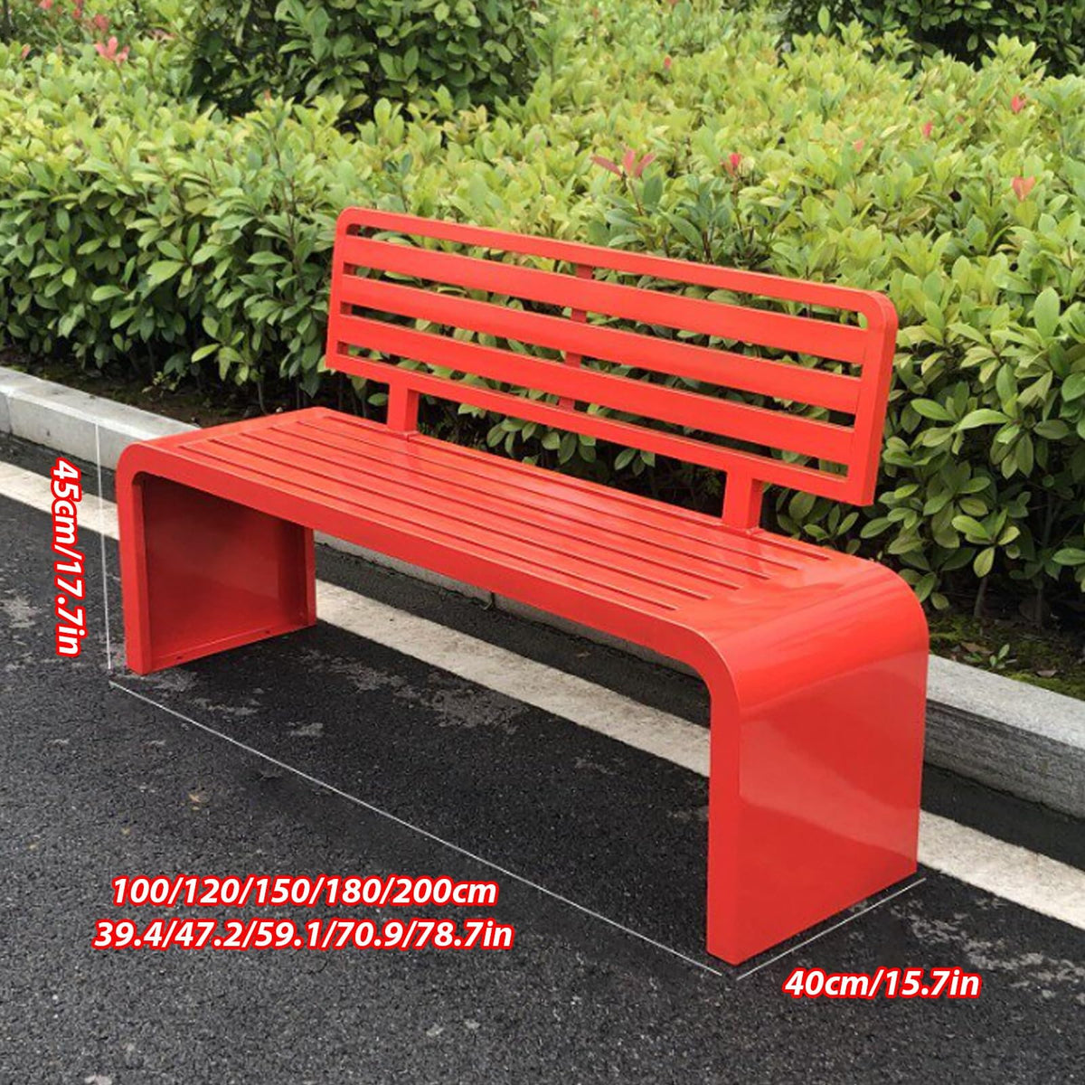 Cast Iron Outdoor Patio Bench D9297