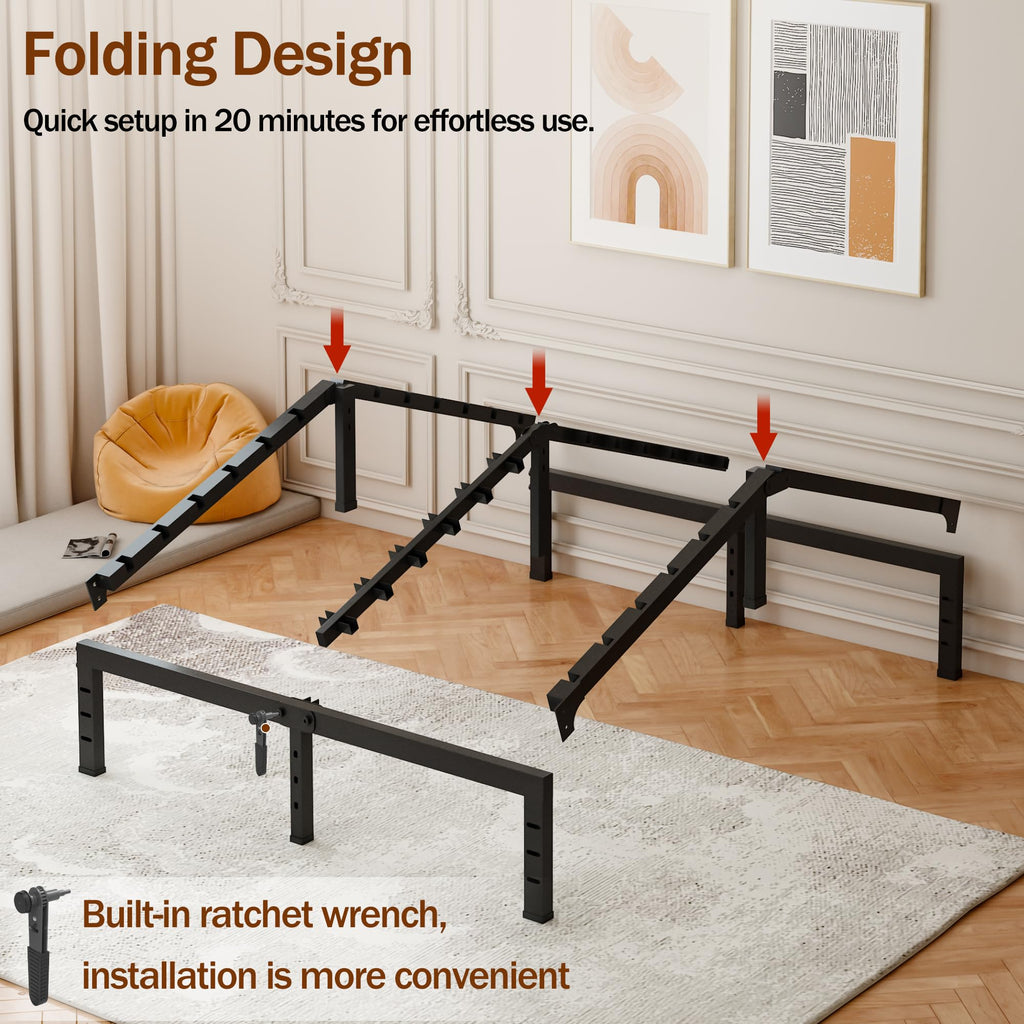 14 Inch Heavy Duty Metal Platform Bed Frame Full E2423