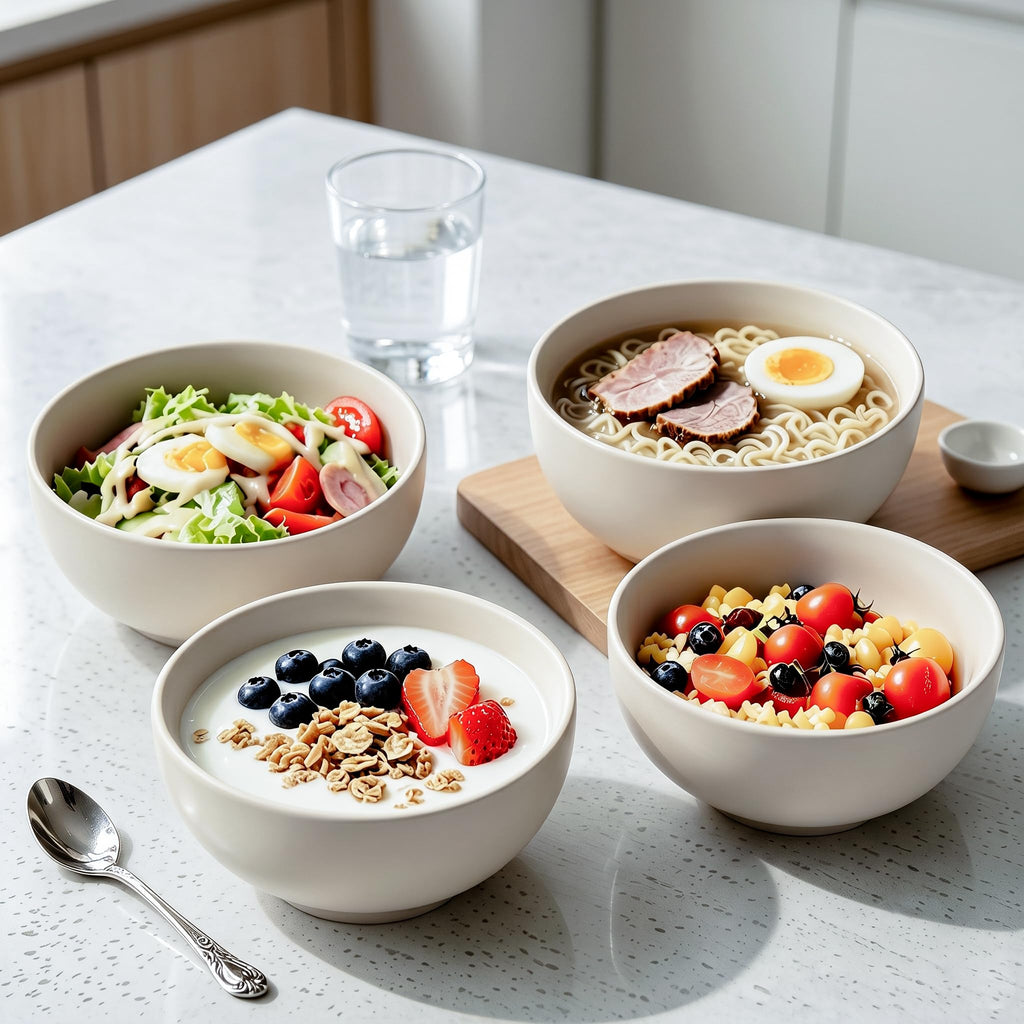 Ceramic Soup Bowls Set of 4 C13340