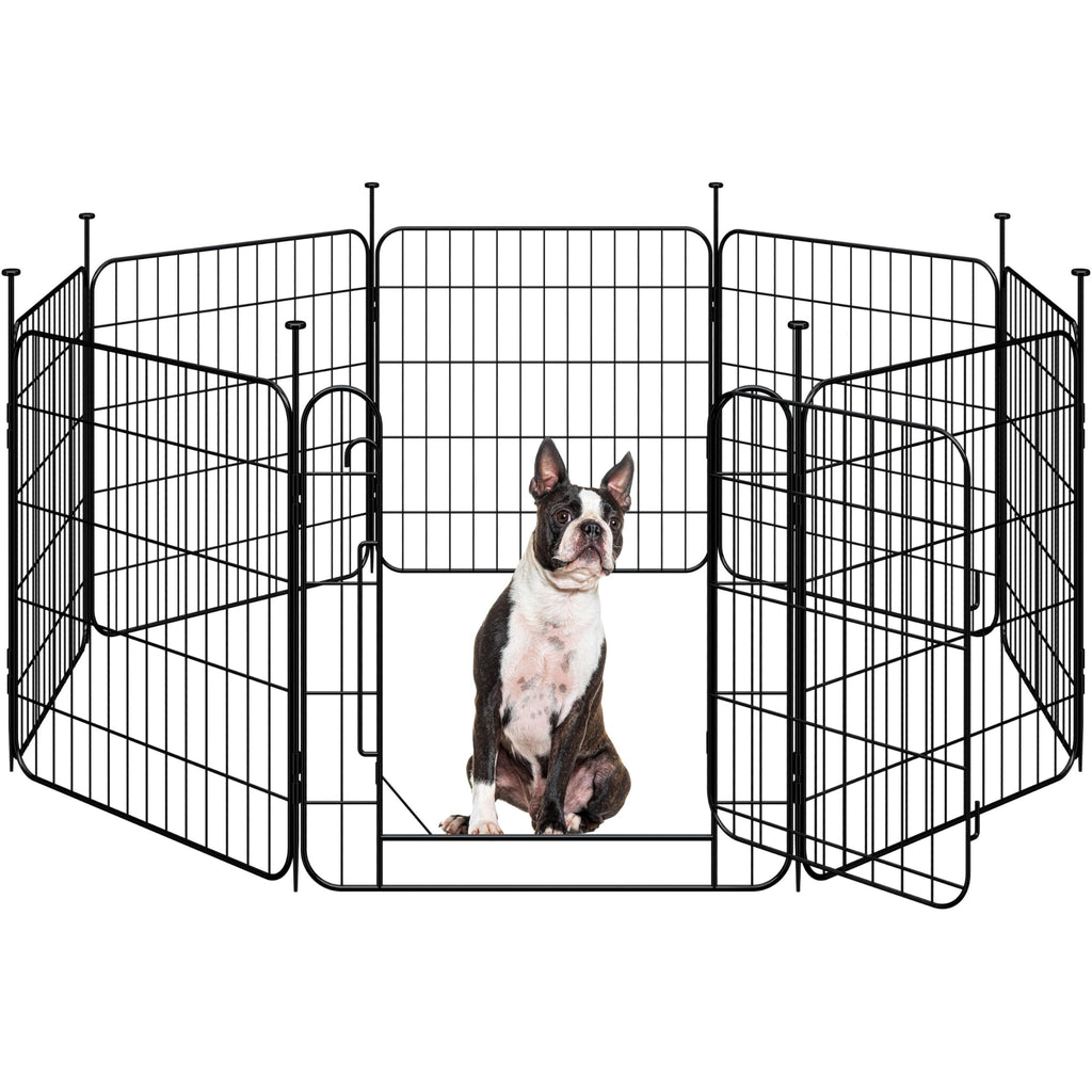 24in 8-Panel Expandable Dog Playpen Q6163