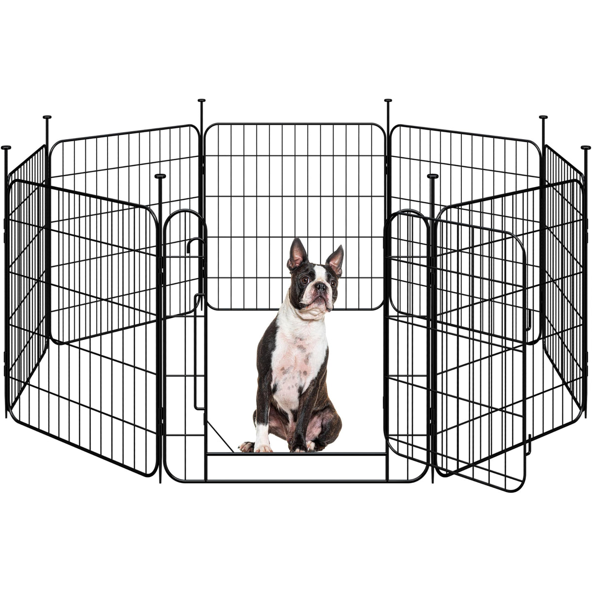 24in 8-Panel Expandable Dog Playpen Q6163