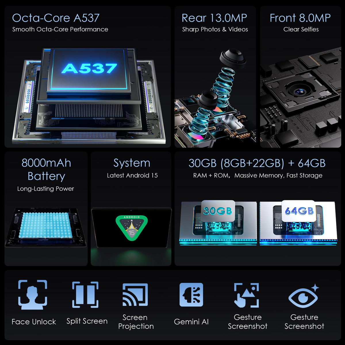 10 inch Android Tablet with Keyboard H192