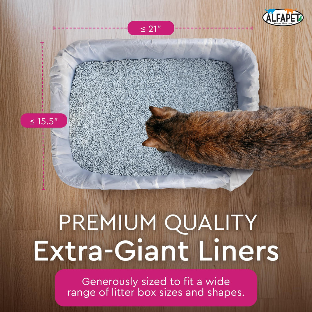 Elastic Cat Litter Box Liners Extra Giant 10 Count P773