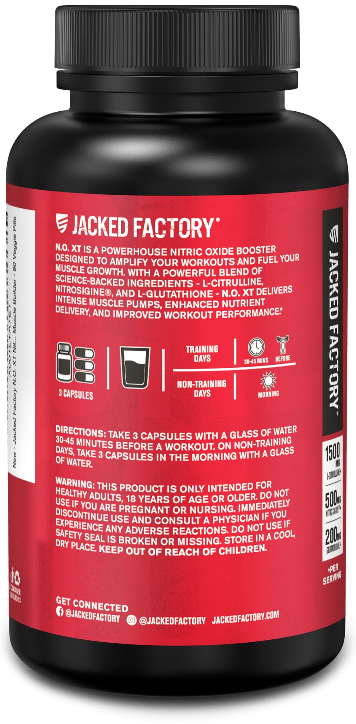 90 Caps Nitric Oxide Supplement T8661
