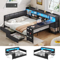 Corner Bed with Storage and Desk M9574