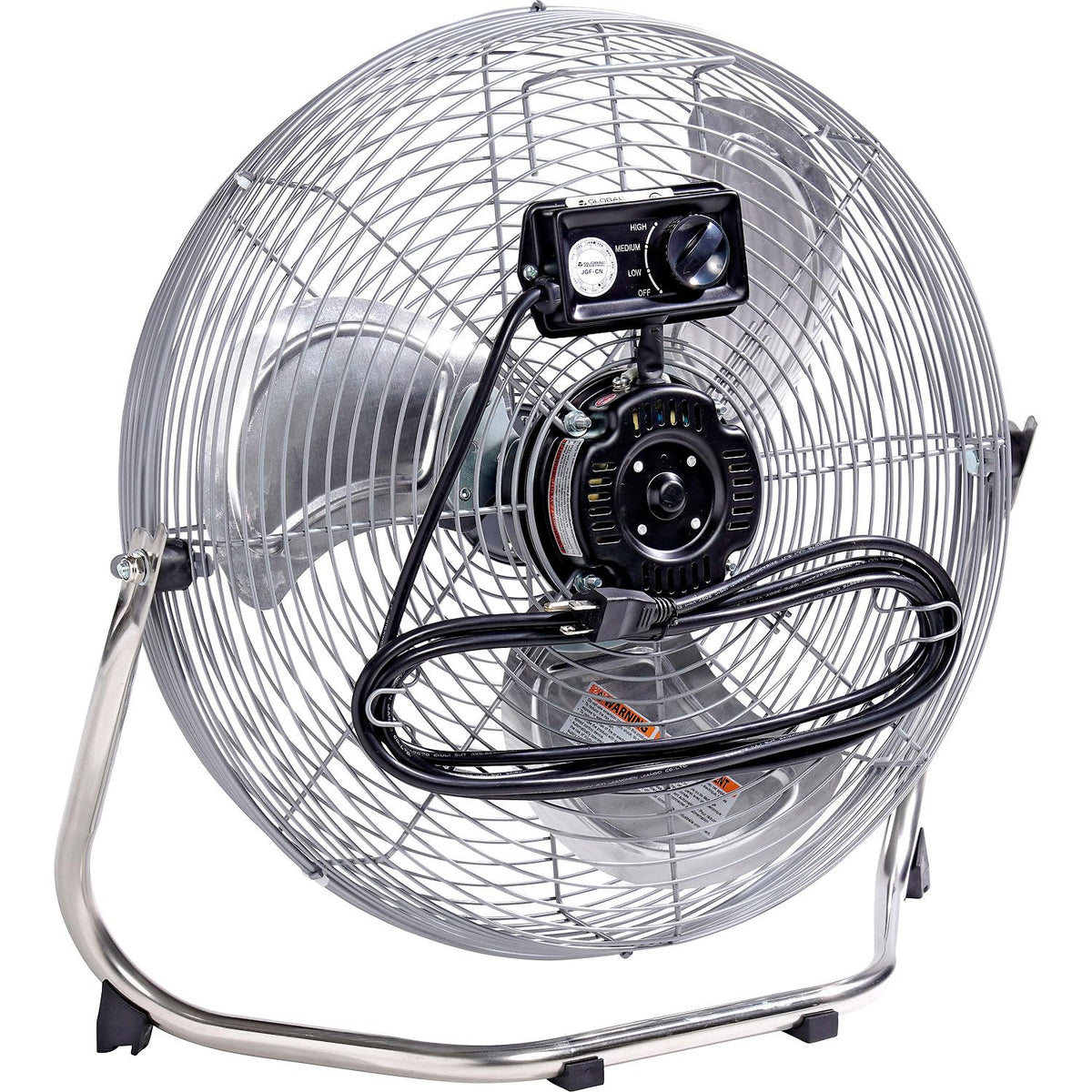 18" Industrial Floor Fan with Pivoting Head D677055