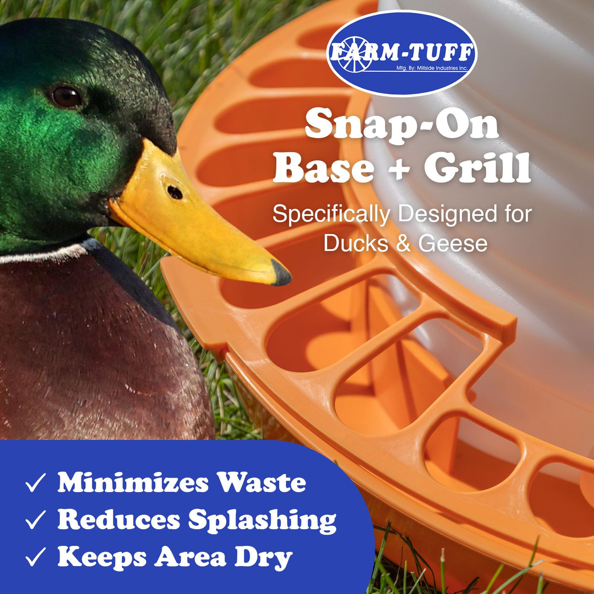 7 Gallon BPA-Free Plastic Poultry Waterer O813224