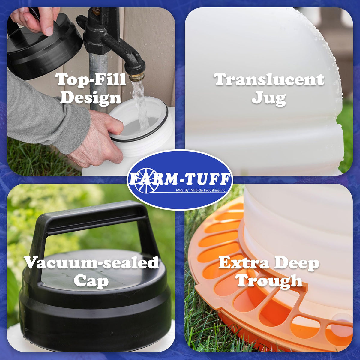 7 Gallon BPA-Free Plastic Poultry Waterer O813224