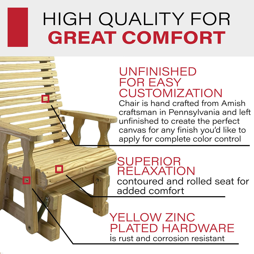 Treated Pine Glider Chair I555