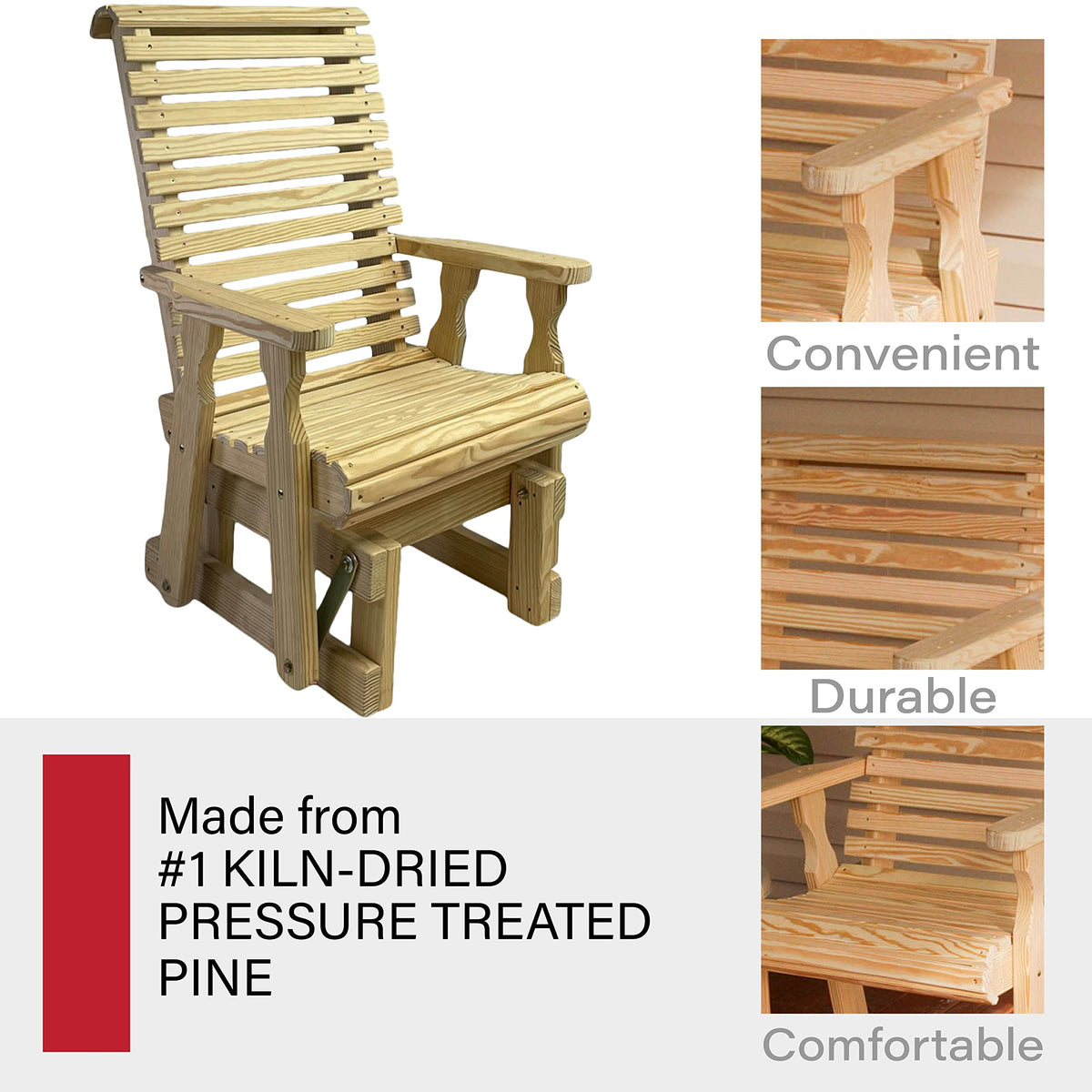 Treated Pine Glider Chair I555
