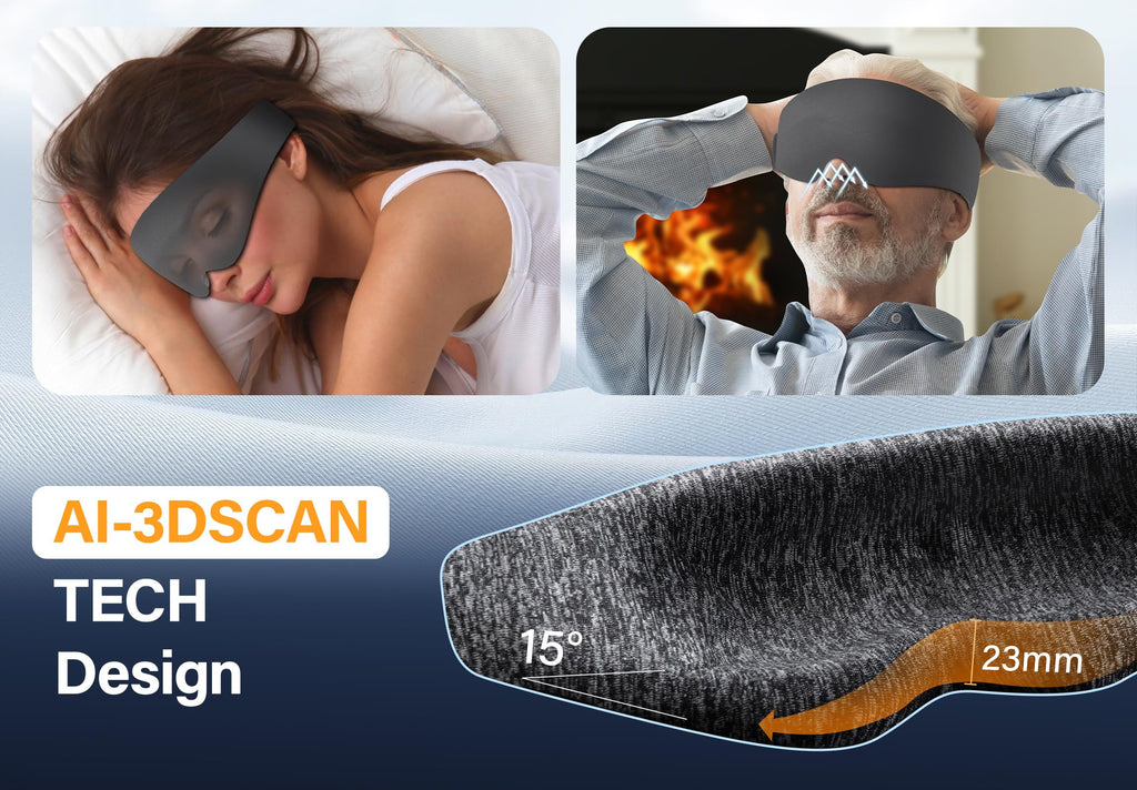 Silk Sleep Mask with Bluetooth Headphones T95377