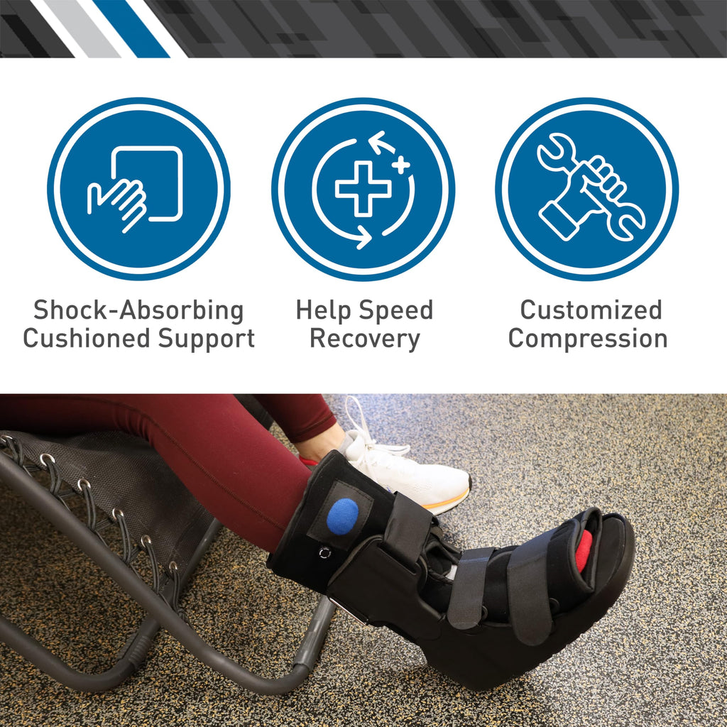 Medium 12.3" Tall Adjustable Walking Fracture Boot D424