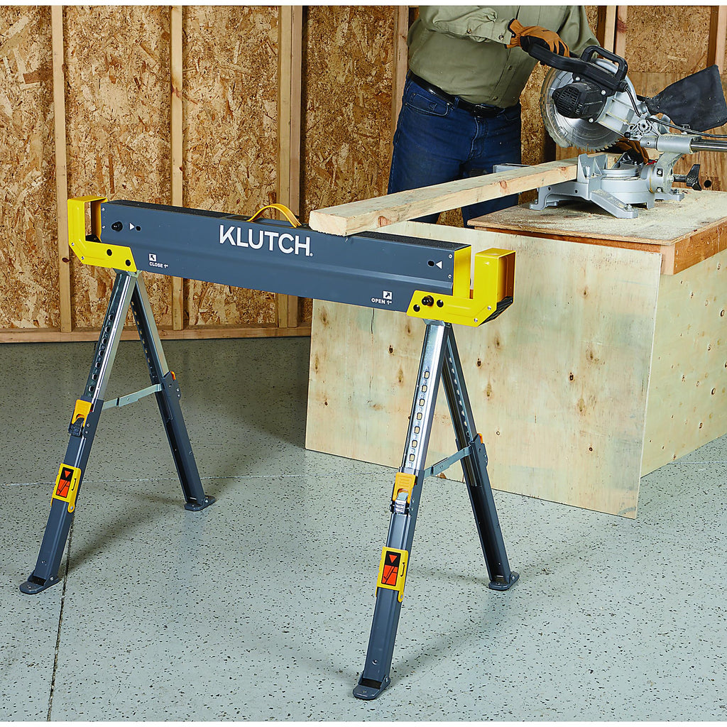 32in. Adjustable Steel Sawhorse 1300-Lb. Capacity B139922