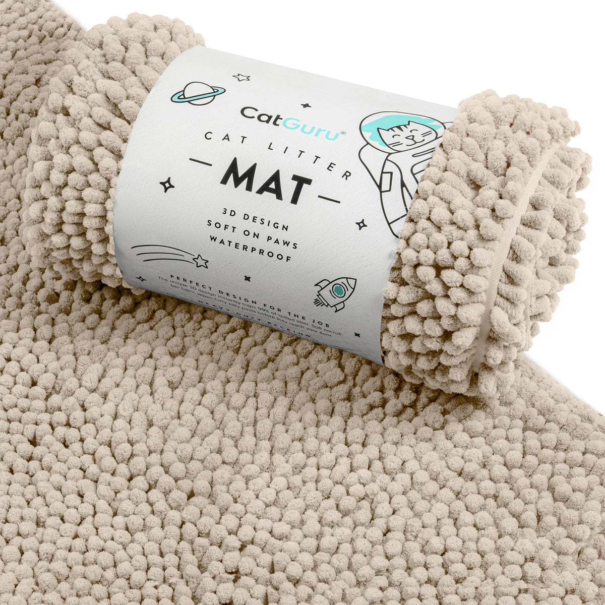 Super Absorbent Waterproof Non Slip Cat Litter Mat G938772